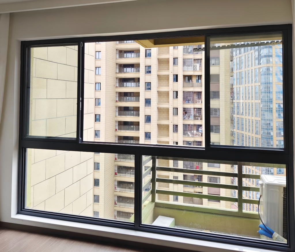 Aluminum Alloy Sliding Window — Warm Tone Balcony & Garden Series