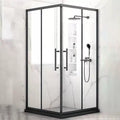 Aluminum Alloy Square Corner Shower Enclosure — Sliding Door Shower Room