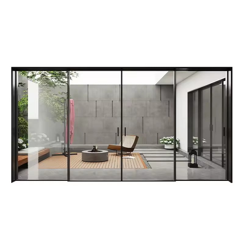 Aluminum Alloy Slim-Frame Full-Glass Sliding Door — Floor-to-Ceiling Panoramic Design