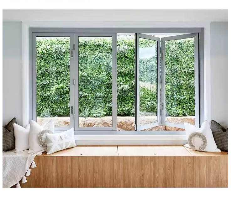 Aluminum Alloy Bi-Fold Window — Multi-Panel Folding Glass Window