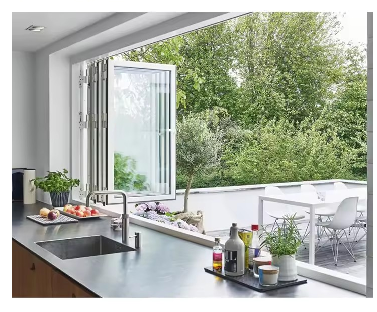 Aluminum Alloy Bi-Fold Window — Multi-Panel Folding Glass Window